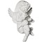 Ekena Millwork 4 1/2"W x 7 1/8"H x 2 3/8"P Classic Angel Onlay, Right ONL05X07X02AN-R - alternate 2